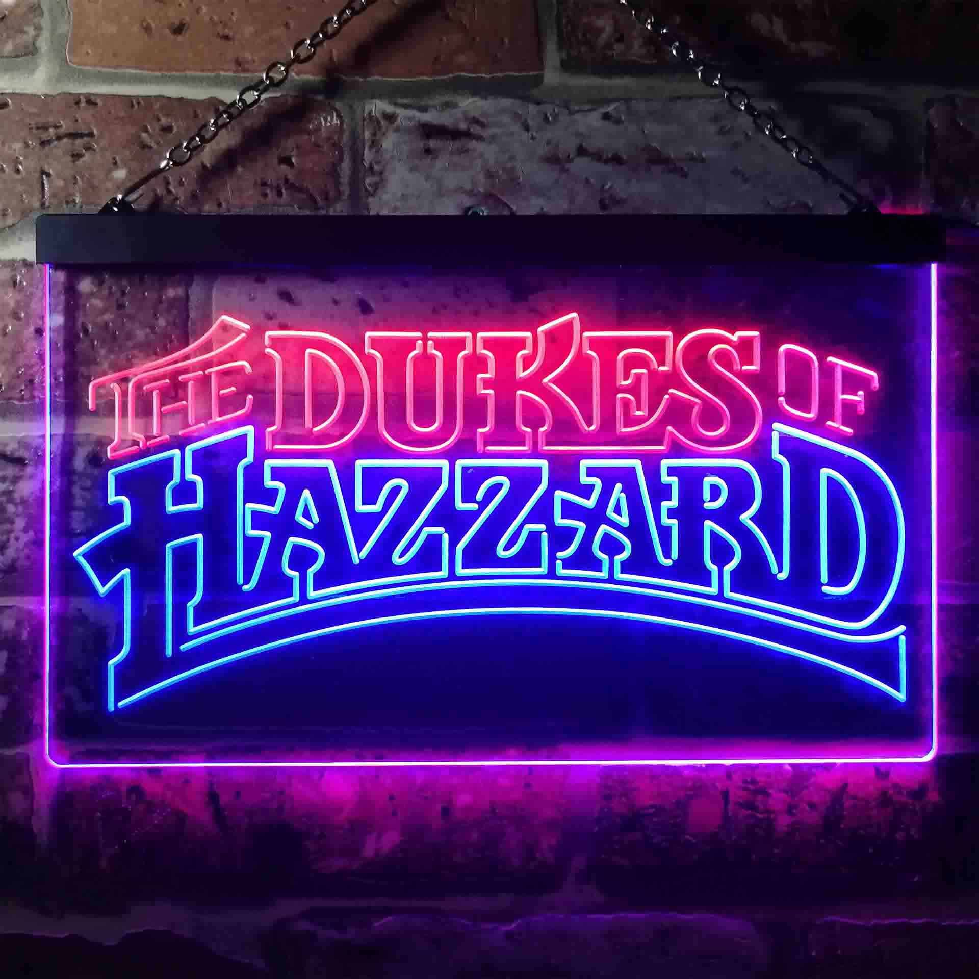 The Dukes of Hazzard Dual LED Neon Light Sign